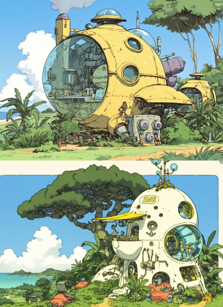 eco-futuristic houses